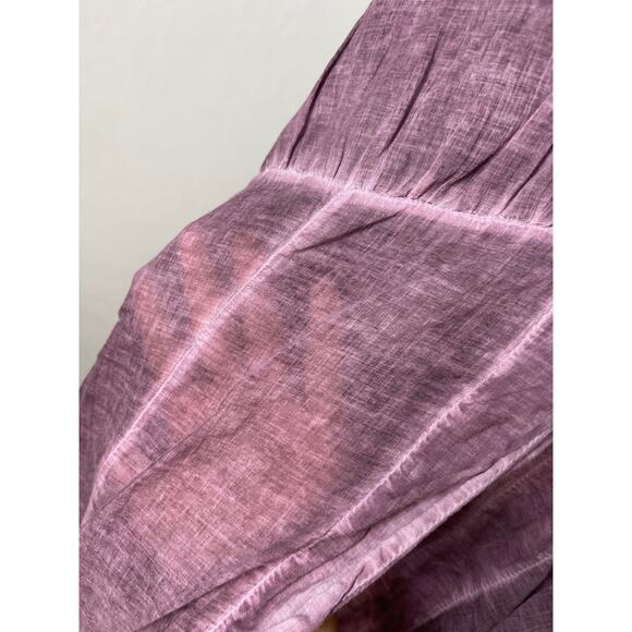 Degrade Women's 100% Linen Coastal Gauze Sheer Whimsical Lagenlook Fairy Set M/L - Picture 7 of 16